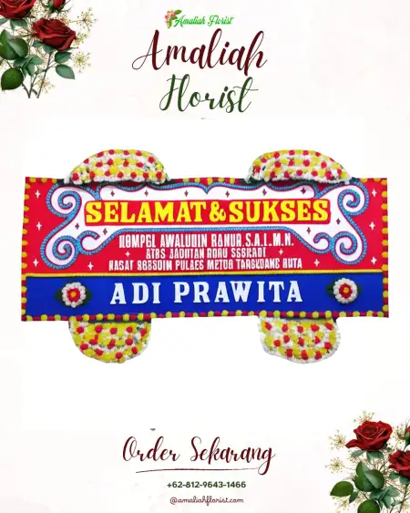 Papan Bunga Ucapan Selamat Karan Aur